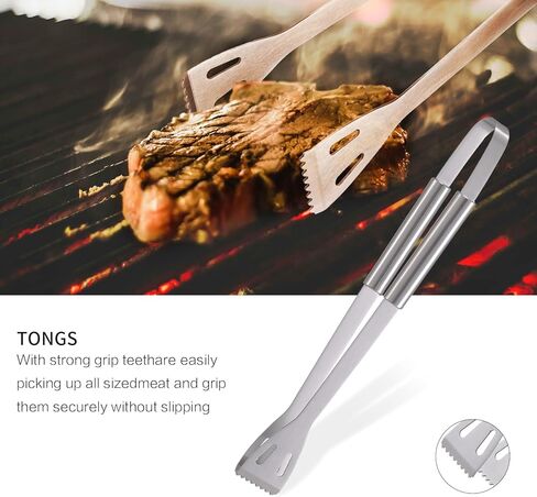 مجموعات الشواية المحمولة لشواية التخييم، وملعقة من الفولاذ المقاوم للصدأ، وشوكة وملقط لموقد الغاز في الهواء الطلق in Kuwait