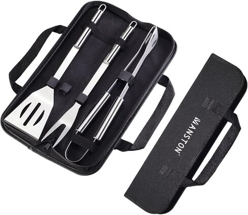 مجموعات الشواية المحمولة لشواية التخييم، وملعقة من الفولاذ المقاوم للصدأ، وشوكة وملقط لموقد الغاز في الهواء الطلق in Kuwait