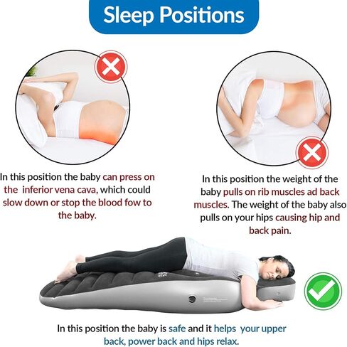 Cozy Bump A وسادة الحمل أفضل وسادة حمل للنوم أثناء النوم، وسادة جسم الحمل، وسادة الأمومة، سرير الحمل، هدايا الحمل، وسادة عرضة in Kuwait