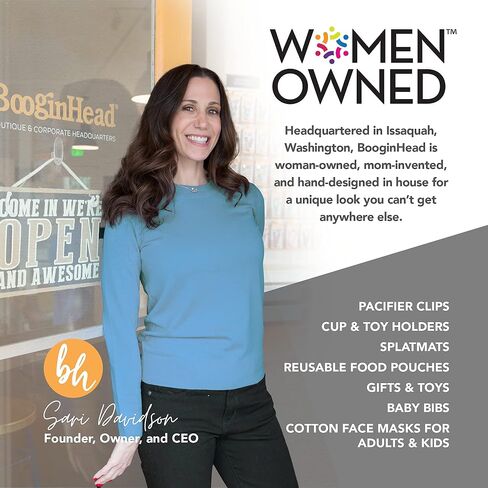 BooginHead Pacifier Clip and Natural Wood Baby Teether, Lemons in Kuwait