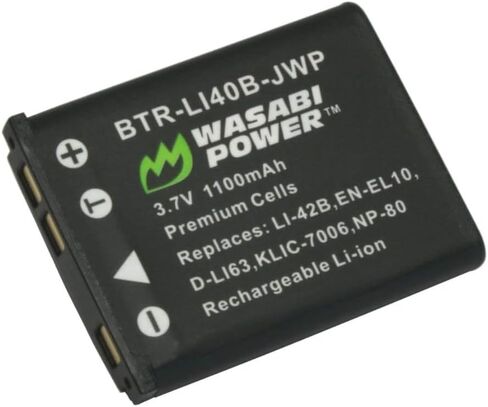 Wasabi Power Battery for Kodak KLIC-7006, LB-012 and Kodak PIXPRO FZ55, FZ53, Easyshare Touch, M200, M522, M530, M532, M550, M552, M575, M577, M580, M583, M750, M873, M883, M5350, M5370, MD30, Mini in Kuwait