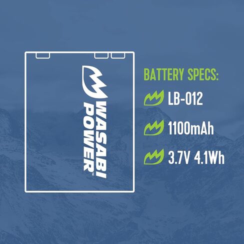 Wasabi Power Battery for Kodak KLIC-7006, LB-012 and Kodak PIXPRO FZ55, FZ53, Easyshare Touch, M200, M522, M530, M532, M550, M552, M575, M577, M580, M583, M750, M873, M883, M5350, M5370, MD30, Mini in Kuwait
