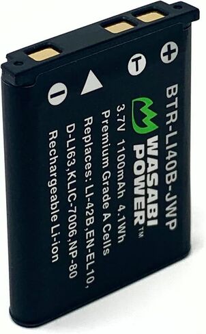 Wasabi Power Battery for Kodak KLIC-7006, LB-012 and Kodak PIXPRO FZ55, FZ53, Easyshare Touch, M200, M522, M530, M532, M550, M552, M575, M577, M580, M583, M750, M873, M883, M5350, M5370, MD30, Mini in Kuwait