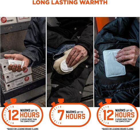 Ergodyne N-Ferno 6994 Adhesive Body, Toe, Hand Warmers Variety Pack, Disposable, Up to 12 Hours of Warming, Includes 3 pairs of toe, 5 body, 5 pairs of hand warming pouches in Saudi Arabia