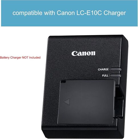1-Pack of LP-E10 Battery for Canon EOS Rebel T6 T7 T5 T3, Kiss X50 X70, EOS 1100D 1200D 1300D 2000D Digital Camera in Saudi Arabia