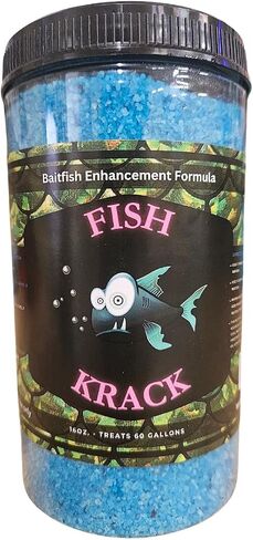 Baitfish Enhancement and Keeping Formula Additive for Minnow Buckets, Livewells and Bait Tanks. Keeps Holding Fish Alive Longer, Healthier, and Improves Performance Levels. in Saudi Arabia