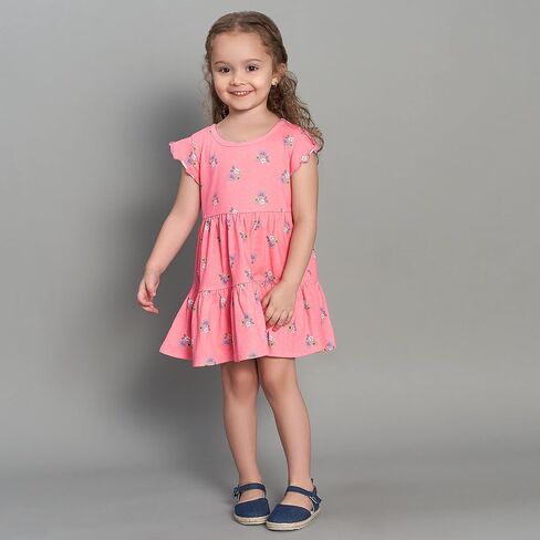 Gerber Baby Girls' 2-Pack Short Sleeve Cotton Dresses in Saudi Arabia