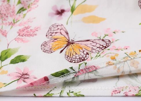 SMILING PINKER Little Girls Dresses Swing Summer Cotton Sleeveless Butterfly in Kuwait