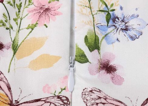 SMILING PINKER Little Girls Dresses Swing Summer Cotton Sleeveless Butterfly in Kuwait