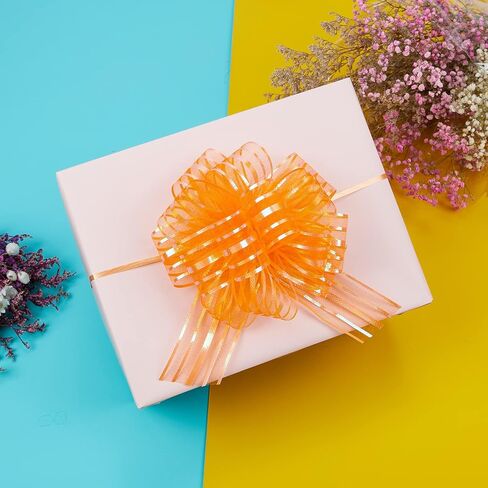 أقواس كبيرة لتغليف الهدايا أقواس سيارات الحفلات سحب الأقواس لسلال الهدايا أقواس أعياد الميلاد أقواس الزهور هدية الاعوجاج B15-15colors-15pcs in Kuwait