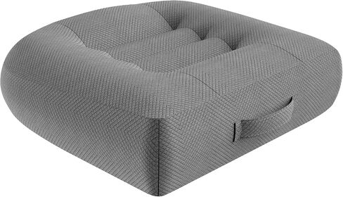 WSGJHB Car Booster Seat Cushion Posture Cushion for Long Sitting | Portable Breathable Mesh, Effectively Increase The Field of View Ideal for Office, Home, Car Angle Lift Seat Cushions,Black in Saudi Arabia