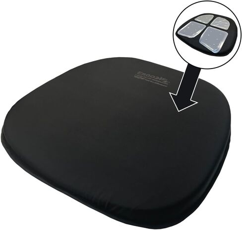 Liquicell Original Car and Office Seat Cushion for Tailbone Pain Relief, Pressure Sores and Back Pain Relief |Size Regular(18" W x 17" x 2") in Kuwait