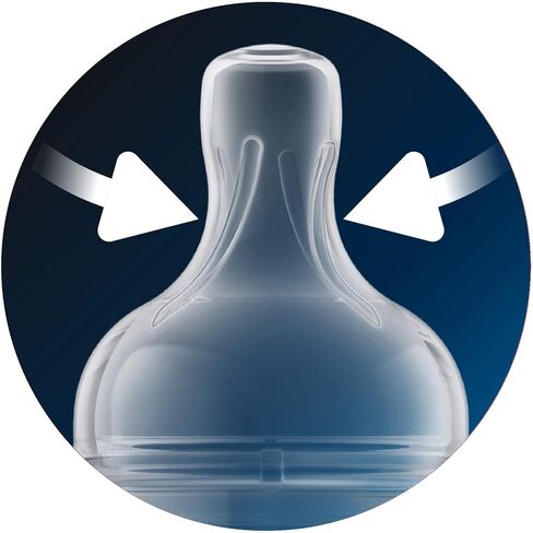 Philips Avent Anti-colic Baby Bottle Medium Flow Nipple, 4pk, Flow 3, SCF423/47 in Kuwait