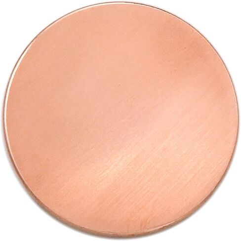 1-1/4 بوصة علامات كروية نحاسية فارغة بسمك 3 مم، علامات نحاسية مستديرة حواف نهائية شديدة التحمل للنقش وختم المعادن والطلاء بالمينا in Kuwait