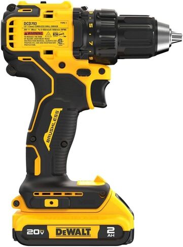 Dewalt DCD793D1 20V MAX بدون فرش 1/2 بوصة مجموعة أدوات الحفر المدمجة اللاسلكية in Saudi Arabia