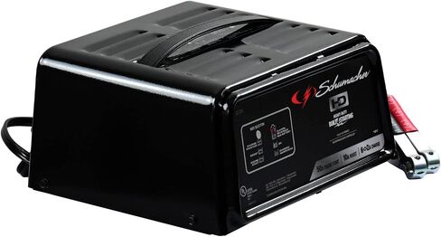 شاحن بطارية SC1305، مشغل المحرك، جهاز صيانة التعزيز، ومزيل الكبريت التلقائي - 50 أمبير/10 أمبير، 12 فولت - للسيارات والشاحنات وسيارات الدفع الرباعي والمركبات الترفيهية in Saudi Arabia