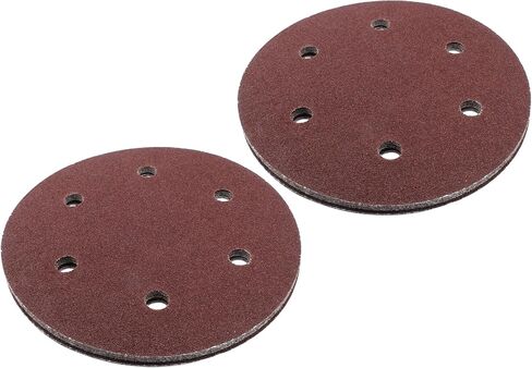 9 Inch Sanding Disc Sandpaper, 80 Grit, 12 Pcs | Hook and Loop, Premium Aluminum Oxide, Orbital Sander Compatible, 6 Sanding Discs in Kuwait