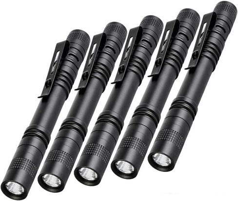 Pen Flashlight, 2 PCS Led Pen Light Flashlights with Clip in Kuwait