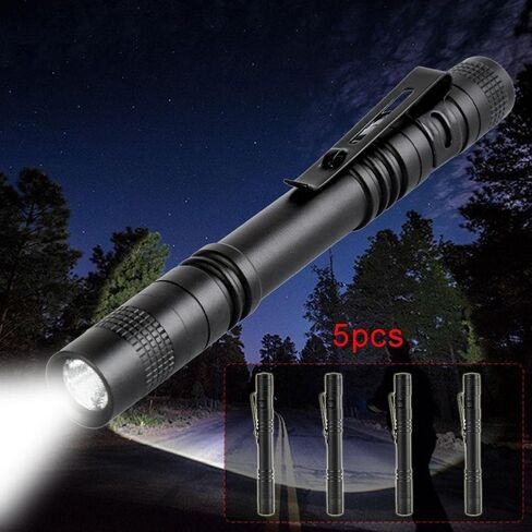 Pen Flashlight, 2 PCS Led Pen Light Flashlights with Clip in Kuwait