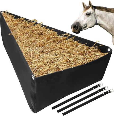 وحدة تغذية قش الزاوية [جديد 2024]، وحدة تغذية قش حصان الماعز مع قاعدة شبكية ومشبك معدني، وحدة تغذية القش على الحائط مناسبة لكشك مقطورة الحصان، وحدة تغذية زاوية المقطورة in Kuwait