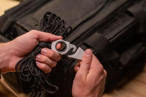SOG Rapid Rescue Multi-Tool | Stainless Steel Seatbelt Cutter, GRN Handle, Aluminum Pull-Ring, Quick to Deploy from The Sheath in Saudi Arabia