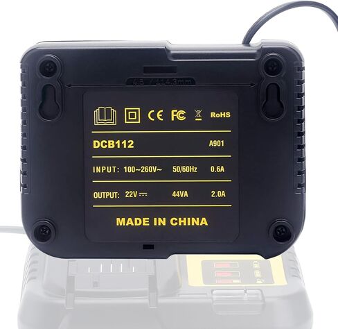 SWIDAN Charger Compatible with de-Walt 20V 12V 60v MAX Lithium-ion Batteries DCB206 DCB230 DCB240 DCB612 DCB609 DCB606 Replacement for DCB112 DCB115 DCB107 DCB101 DCB105 20V 12V Battery Charger in Kuwait