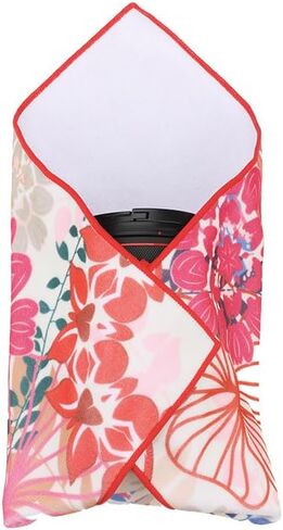 Protective Camera Lens Wrap, Magic Self-Adhesive Cloth Protective Camera Wrapper, Washable Cleaning & Storage Cloth for DSLR/Camera Lens/Phones/Tablets/Accessories (Clover, 35cmx35cm) in Saudi Arabia