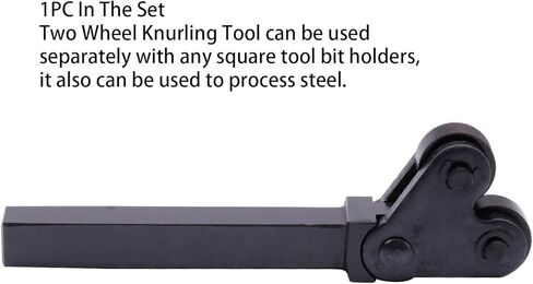 9Pcs OXA Wedge Type Quick Change Tool Post 250-000 Set Plus 2 extra 250-001 For Mini Lathe 6-9" Swing Steel with 1pc Two Wheel Knurling Tool can be used separately with any square tool bit holders in Saudi Arabia