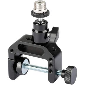 CAMVATE Multiple-Use C-Clamp Desktop Holder With 5/8"-27 Ball Head Mount For Microphone - 2035