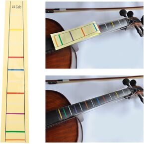 Cello Accessories Position Markers Cello Finger Marker Fret Board Position Pieces for Cello(4/4)