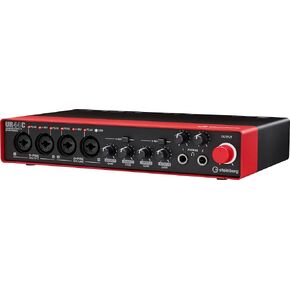 Steinberg UR44C 6x4 USB 3.0 Audio Interface with Cubase AI and Cubasis LE, Red
