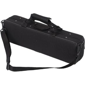 Ejoyous Flute Cases, Oxford Cloth Flute Carrying Bag with Adjustable Shoulder Strap, Waterproof Wear Resistant Lightweight Flute Accessories for 16 Holes Flute (15.5 x 4.7 x 2.7in)
