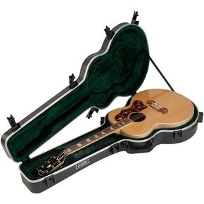 SKB Universal Jumbo Acoustic Shaped Hardshell - TSA Latch, Over-Molded Handle