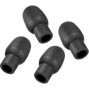 PATIKIL Drum Mute Drumstick Silent Tip Drum Dampener Silicone Rubber Practice Percussion Tips Protectors Mute Grey 4pcs