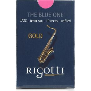 Rigotti RG.JST Gold Jazz Tenor Saxophone Reeds - 3.5 Strong (10-pack)