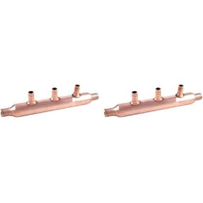 SharkBite 3 Port Closed Crimp Copper Multi-Port Tee, Plumbing Fittings, PEX Pipe, PE-RT, 22783