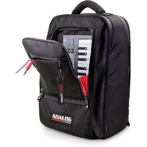 TRAKPACK Backpack for Producers & DJs, XL Capacity with 3 Storage Layers, Fits Ableton Push 3 / Akai MPC Live 2 / Native Instruments Maschine / Pioneer DDJ-FLX4 / Traktor Kontrol S2 / 12" Vinyl LPs