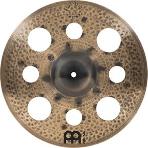 Meinl Cymbals Pure Alloy Custom 16" Trash Crash — Smoked Bronze/Brilliant Finish — Made in Germany, 2-Year Warranty (PAC16TRC)