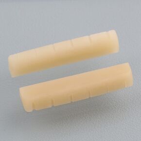 Unbleached Pre-Slotted Acoustic Guitar Bone Nut for YMH LL & A Series Acoustic Guitar 44x5x9mm (2 pack)