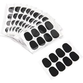 80 Pieces Yootones Mouthpiece Cushion 0.8 mm Mouthpiece Patches Compatible with Alto and Tenor Saxophone & Clarinet (Black)