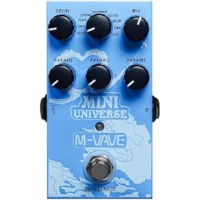 Mini Universe Digital Reverb Pedal 9 Reverb Digital Effects Room/Shimmer/Lofi/Spring Reveb Effect Pedals Guitar Pedal True Bypass