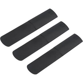 Saxophone, 3 PCS Plastic Alto Saxophone Mouthpiece Reeds 2.5 Parts Repair Accessory Black