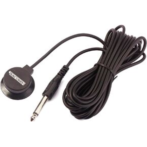 Alnicov Banjo Mandolin Mini Piezo Pickup Contact Microphone Transducer,with 1/4 Output Plug and 3 Meters Cable