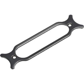 PATIKIL Guitar Pickup Mounting Ring 100x26x2mm Single Coil Guitar Pickup Ring for Electric Guitar Black