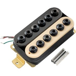 Artec HIVB Invader Ceramic Humbucker Pickups Neck Bridge Pickups Set for Electric Guitar, Black