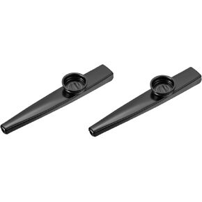 MECCANIXITY Kazoo Musical Instrument Aluminum Alloy Purple with Flute Diaphragm for Party Guitar Ukulele Violin Piano Keyboards Pack of 2