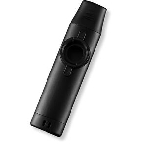 Kazoos For Adults Kids Professional Metal Kazoo Adjustable Tone with Five Diaphragms Flute Mouthpiece Cover and Sling Design Ideal for Music Lovers Diaphragms(Black Kazoo)