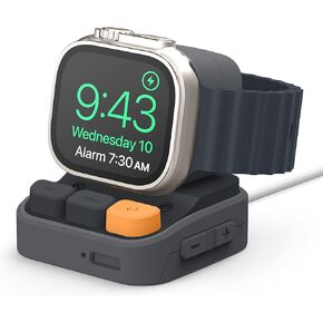 elago W9 Stand Compatible with Apple Watch Ultra2/Ultra/10/9/8/7/6/5/4/3/2/1/SE (49mm, 46mm, 45mm, 44mm,42mm, 41mm, 40mm, 38mm) / Galaxy Watch Ultra, 7, 6, 6 Classic, 5, 5 Pro