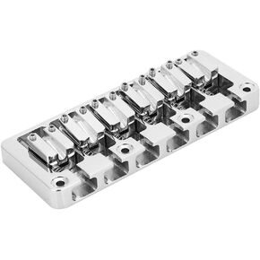 Bass BridgeBass BridgeString Bridge, 1 PC 6 String Bridge Zinc Alloy Bass Fixed Hardtail Bridge 6 String BridgeBridges & Bridge Parts