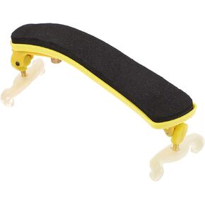 Rubber Violin Shoulder Rest 1/4 to 1/8 Violin Shoulder Support Violin Parts Orchestral Strings Accessories for Player Lovers (Yellow)